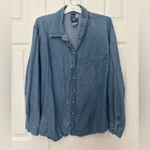 Venezia Jeans Men's Classic Blue Denim Shirt